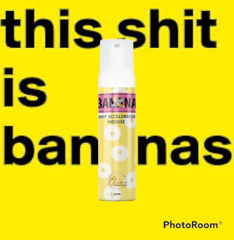 Xtreme banana whip accelerator mousse 200ml